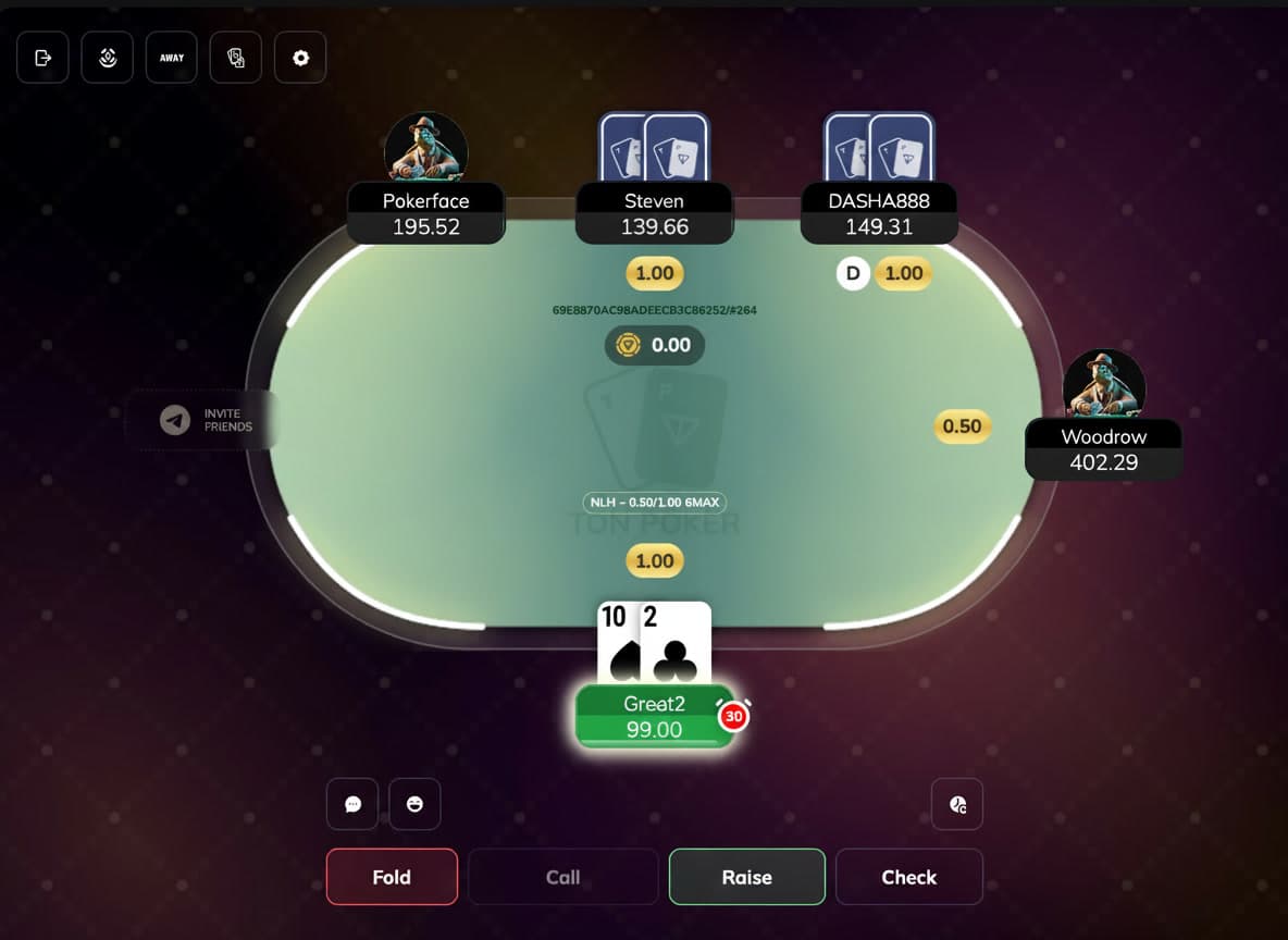 Hype Poker desktop table