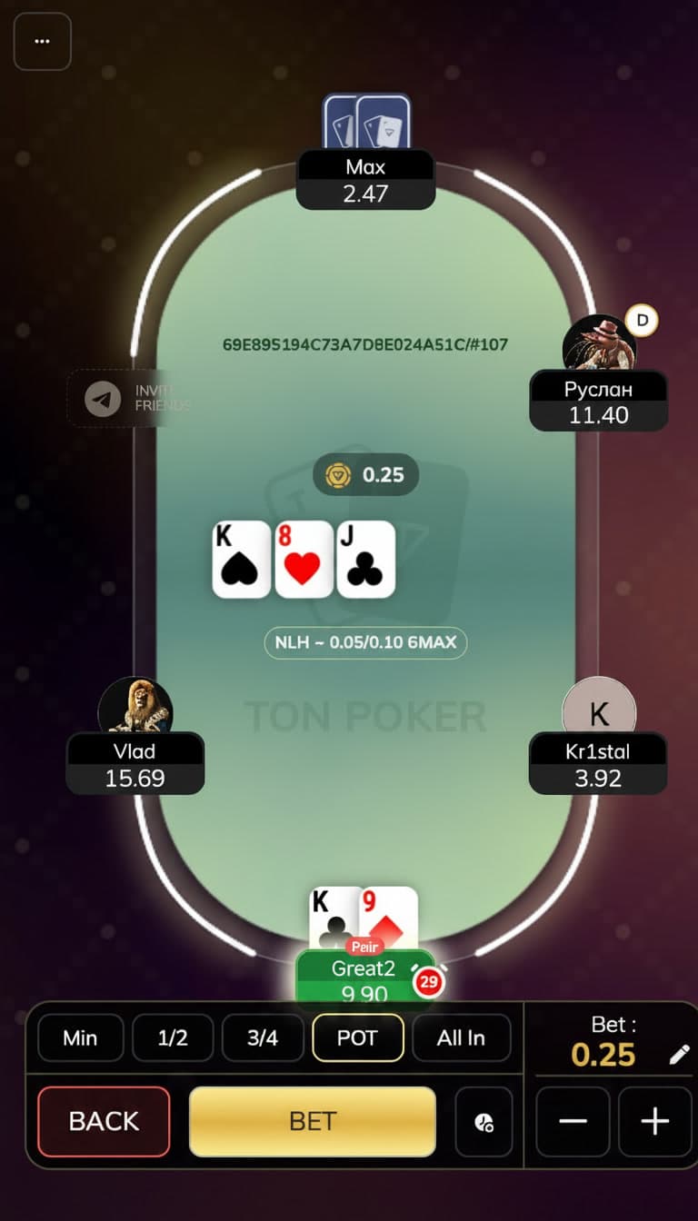 Hype Poker Android lobby
